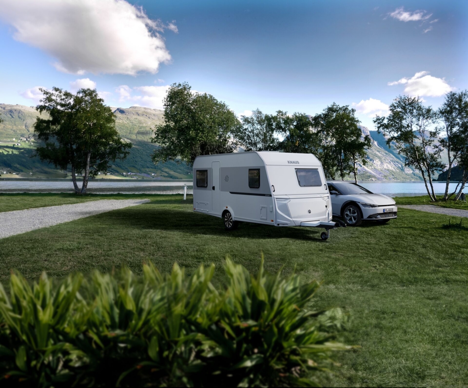 Sfeerbeeld huren caravan om mee op vakantie te gaan